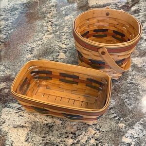 Longaberger Basket - Set of 2